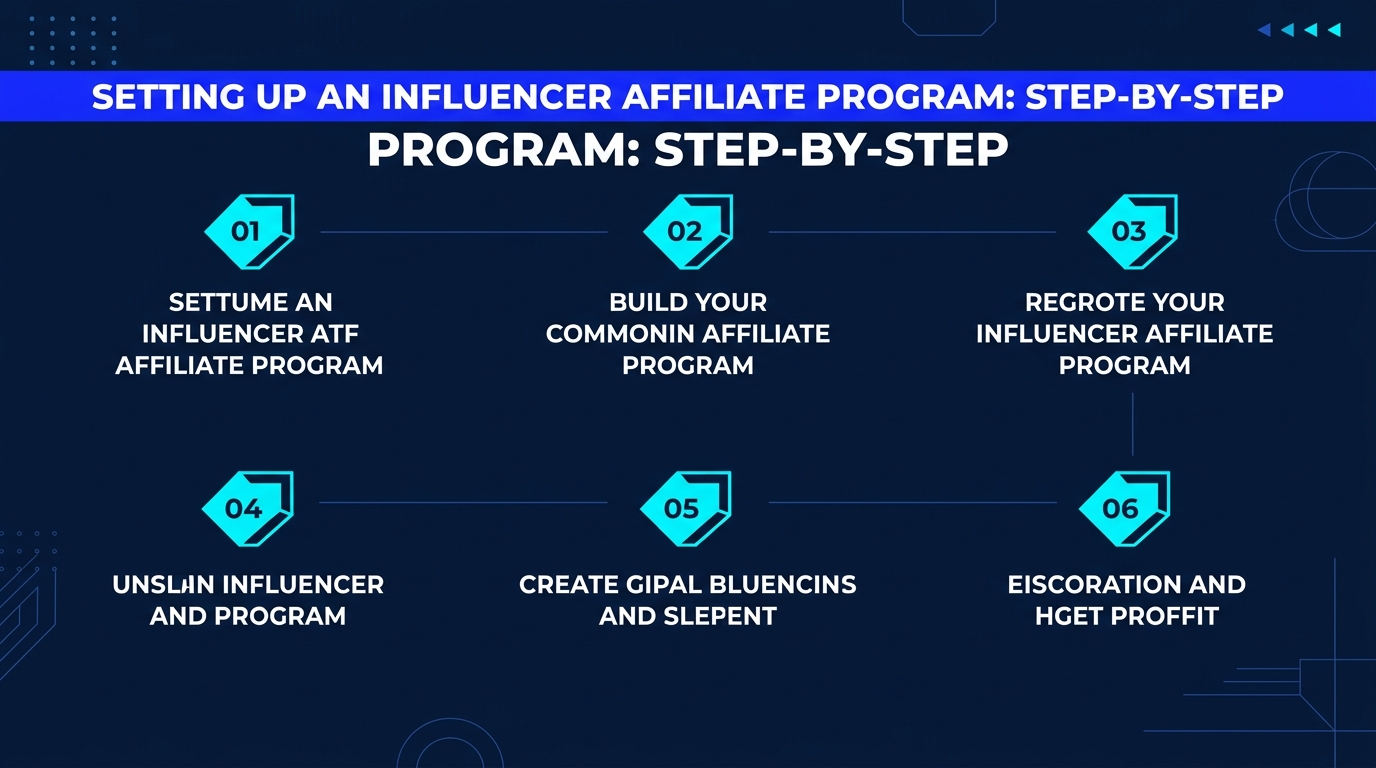 Setting Up an Influencer Affiliate Program Step by Step