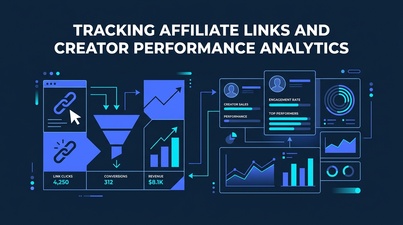 Tracking Affiliate Links and Creator Performance Analytics