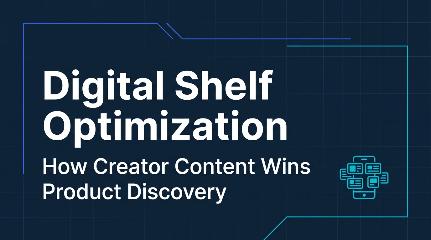 Digital Shelf Optimization: How Creator Content Wins Product Discovery