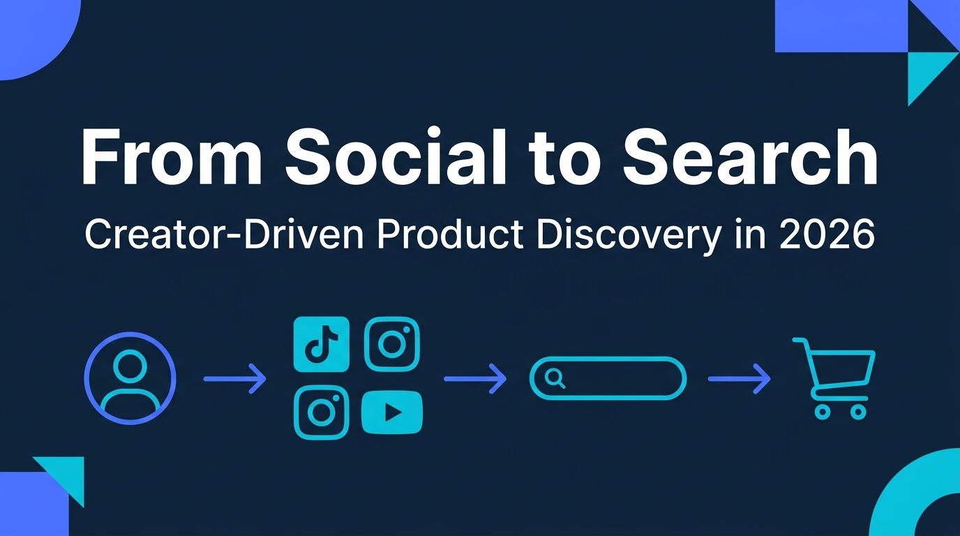 From Social to Search: Creator-Driven Product Discovery in 2026