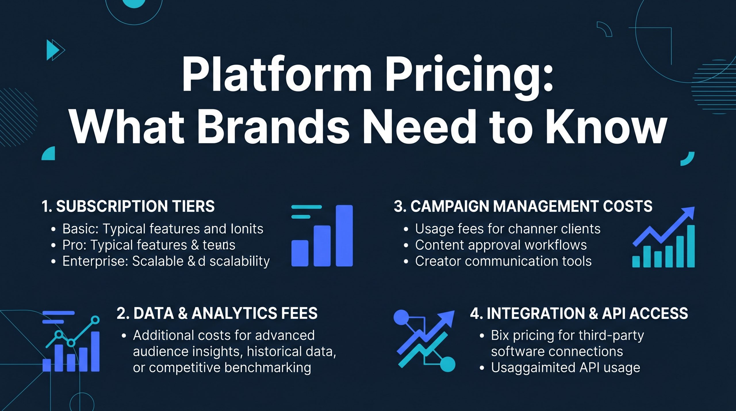 Influencer Marketing Platform Pricing: What Brands Need to Know
